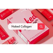 Load image into Gallery viewer, Naked collagen "powder form" by Daring&amp;co. (1 box of 12 sachets) Red box