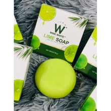 Load image into Gallery viewer, Natural Herbs Lime Soap Anti Aging Smooth Aura Radiant Skin Face 80g