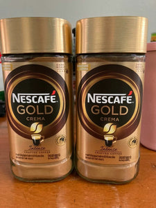 3x 200g Nescafe Gold Crema Instant Coffee Blended Finely Ground Roasted Arabica