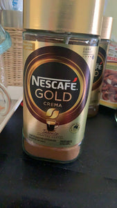 3x 200g Nescafe Gold Crema Instant Coffee Blended Finely Ground Roasted Arabica