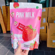 Load image into Gallery viewer, Nine Pink Milk Strawberry Drink Powder Control Dietary Supplement Weight Loss 25 Sachets