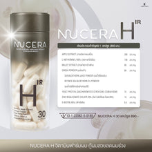 Load image into Gallery viewer, New Nucera H, a hair vitamin supplement to restore beautiful hair and reduce hair loss. 1 bottle 30 capsules.