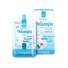 Load image into Gallery viewer, 20X Numju Underarm Whitening Cream (Blue Sachet, 6 sachets). Fast-absorbing cream, brightens skin