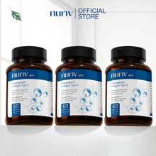 Load image into Gallery viewer, Nuriv Undenatured Collagen Type II 60 capsules.