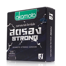 Load image into Gallery viewer, Okamoto Strong Condoms (Delay-action, Smooth Texture, 53mm Size) - 1 Box (3 pieces)