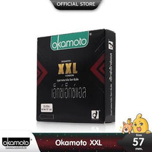 Load image into Gallery viewer, Okamoto XXL Condoms – Extra Large, Ultra-Thin, Smooth Texture, 57mm Size, 1 Box (3 pieces)