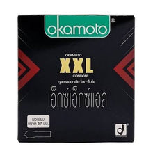 Load image into Gallery viewer, Okamoto XXL Condoms – Extra Large, Ultra-Thin, Smooth Texture, 57mm Size, 1 Box (3 pieces)