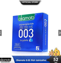 Load image into Gallery viewer, Okamoto Condoms – Select your style; sizes 49–57 mm.