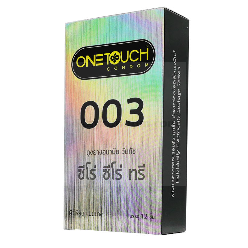 Onetouch 003 Family Pack Condoms, 52 mm, 1 Box 12 Condoms