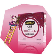 Load image into Gallery viewer, Onetouch ONE Sweet Romance Condoms – Scented, ultra-thin, 52mm size, 1 box (3 pieces)