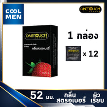 Load image into Gallery viewer, Onetouch Strawberry Condoms, One Touch Strawberry, 52 mm, 1 boxes, 12 condoms per box