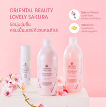 Load image into Gallery viewer, Oriental Beauty Lovely Sakura Body Lotion 400ml (Sakura scented body cream)
