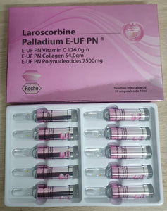 Set L Glutax Sakura 22000000 GS+Laroscorbine Palladium E-UF+Collagen fort plattinum+Placenta extact complex 1 Set