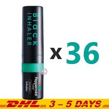 100X Peppermint Field Black Thai Flavored Inhaler Pencil Aromatically Refreshing