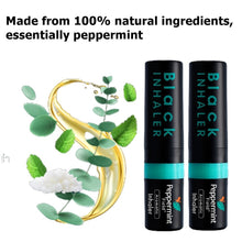 Load image into Gallery viewer, 100X Peppermint Field Black Thai Flavored Inhaler Pencil Aromatically Refreshing