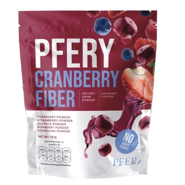 Pfery Cranberry Fiber Pfery, excretion, weight control, fiber, detox, fruit juice