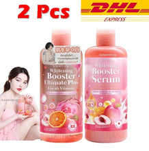 Load image into Gallery viewer, Set of Prangthip Larrita Whitening Booster Serum + Lotion Revitalize dull skin