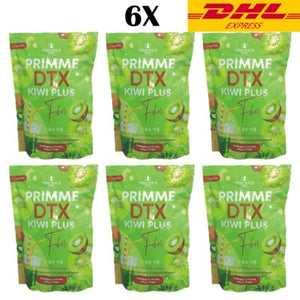 Primme DTX Kiwi Plus Fiber Powder Control Fat Weight Management 6 Packs
