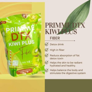 Primme DTX Kiwi Plus Fiber Powder Control Fat Weight Management 6 Packs