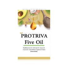 Load image into Gallery viewer, Protriva Five Oil is a blend of five cold-pressed oils (30 capsules).