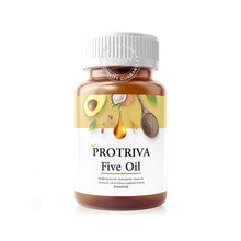 Load image into Gallery viewer, Protriva Five Oil is a blend of five cold-pressed oils (30 capsules).
