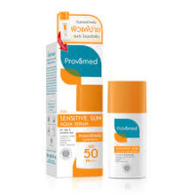 Load image into Gallery viewer, Provamed Sensitive Sun Aqua Serum SPF50 40 ml Alcohol Free Fragrance Free Lightweight Sensitive Skin-Friendly