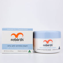 Load image into Gallery viewer, Rebirth Emu Anti-Wrinkle Cream 100ml. A nourishing face cream that reduces scars