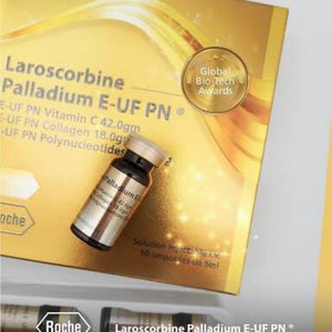 New Iskin SLC24A5 Chromosome Phase IX Glutathione Whitening + ROCHE LAROSCORBINE PALLADIUM E-UF PN COLLAGEN