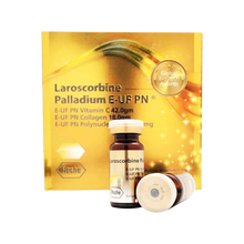 Load image into Gallery viewer, Set Whitening Iskin SLC24A5 Chromosome Phase IX Glutathione + ROCHE LAROSCORBINE PALLADIUM +Glutax 90Milgw +Trivit B +RED VITAMIN C 1 Set