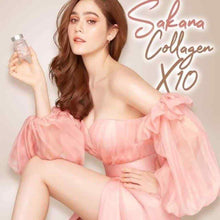 Load image into Gallery viewer, 3 Pcs ROSEGOLD Sakana collagen x10 + Seacret Forest Cream + Cleansing Gel Acne