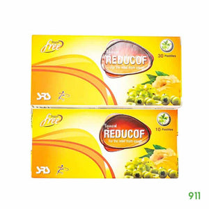 12X Reducof Herb Jelly Candy, Relieve Sore Throat Expectoran. 10 Tablets