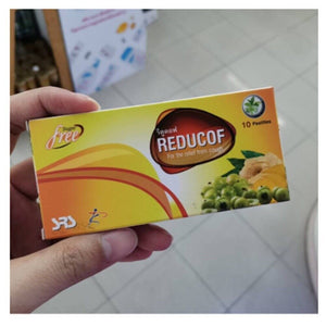 12X Reducof Herb Jelly Candy, Relieve Sore Throat Expectoran. 10 Tablets