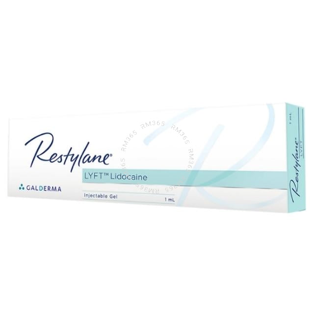 Restylane LYFT with Lidocaine anesthetic (chin, nose, temples, forehea ...