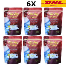 Load image into Gallery viewer, Richy Coffee Speed Up Metabolism Weight Management Control Fat Fiber Coffee 12X