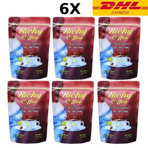 Richy Coffee Speed Up Metabolism Weight Management Control Fat Fiber Coffee 12X