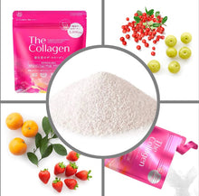 Load image into Gallery viewer, SHISEIDO The Collagen Powder w/7 Beauty Ingredients 126g x 3 Instant Mix Japan