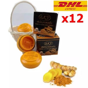 12 x SKY Pearl & Curcumin Cream restore deeply nourish skin eliminate acne clear