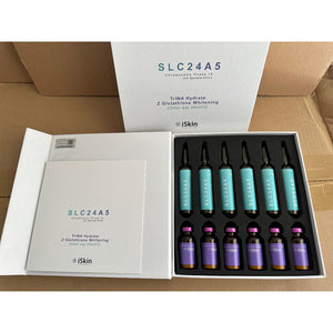 Set White Iskin SLC24A5 Chromosome Phase IX Glutathione Whitening New+ ROCHE LAROSCORBINE PLATINIUM E-UF