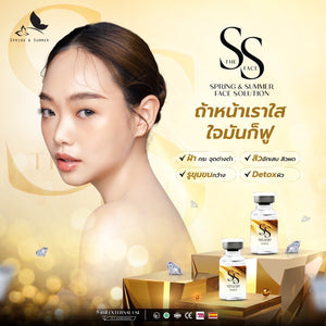 SS Spring&summer Face Solution (certified by the Thai FDA) 1 Box 5 Bottle