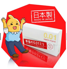 Load image into Gallery viewer, Sagami Original 001 Condoms – the world's thinnest. Easy to put on, 52mm size