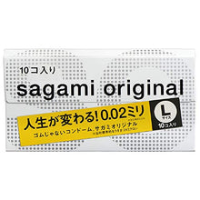 Load image into Gallery viewer, Sagami Original 002 L size condom 10 pcs Ultra Thin 0.02mm Non Latex - US Seller