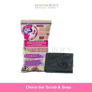 Satida Herb Choco Bar Soap Herbal Soap Help for Acne Scars Scar Aura Skin