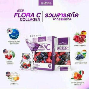 6X Senyang Flora C Collagen Skin Aura Soft Premium Moisturized Radiance Wrinkle