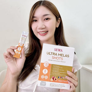 6x Sewa Ultra Melas Shots Reduce Dark Spots Supplement Brightening Clear Skin