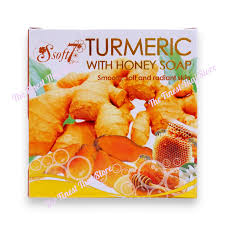 Soft7 by K.Brothers Turmeric with Honey Skin Care Natural Herbal Soap 120g x 16
