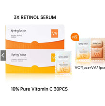 Load image into Gallery viewer, Spring Letter Morning C, Evening A Serum Set: Restores skin barrier, firms skin