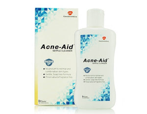 Stiefel Acne-Aid Gentle Cleanser for Acne Prone & Sensitive Skin 100 ml, 3.4 fl oz New package.