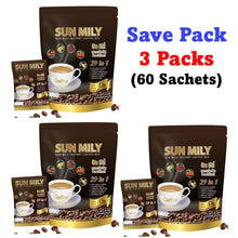 Load image into Gallery viewer, Sun Mily Coffee 29 in 1 Instant Coffee Powder Healthy Weight Manage No Sugar 6X