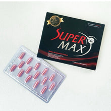 Load image into Gallery viewer, Supermax X2 Red Box, New 10 Capsules Size. Direct from Company. 100% Authentic Product. Includes Detox.