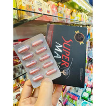 Load image into Gallery viewer, Supermax X2 Red Box, New 10 Capsules Size. Direct from Company. 100% Authentic Product. Includes Detox.